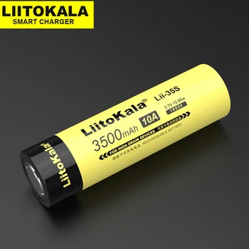1-20 штук LiitoKala Lii-35S Новый аккумулятор 18650 3,7 В, литий-ионный 3500 мАч, литиевая батарея для устройств с высоким расходом.