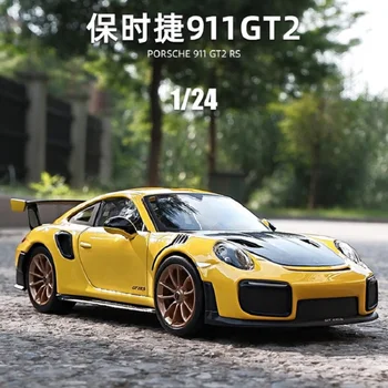 1:24 2018 Спортивный автомобиль Porsche 911 GT2 RS, Статические Литые Под давлением Транспортные Средства, Имитационная Модель Автомобиля, Коллекционные Игрушки B325