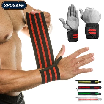1 шт. Спортивный Бандаж для поддержки запястья, перчатки для занятий тяжелой атлетикой, Перчатки для поднятия тяжестей, Рукоятка для штанги, Ремни для обертывания, Защита рук