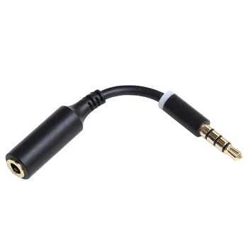 10 см 3,5 мм Stero от мужчины к женщине M/F разъем для наушников аудио Удлинитель Короткий кабель