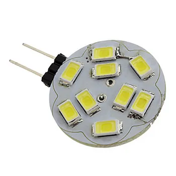 10 шт./лот G4 LED 12V 1W 9 * SMD5730 350LM LED g4 лампа для дома Бесплатная доставка