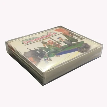100 шт. в партии Прозрачный Дисплей Коллекционная коробка для PS1 для Sega dreamcast DC SS для хранения игровых карт 3CD 4CD Защитная коробка для домашних животных