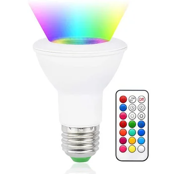 10WRGBW Spotlight PAR20 Чашка Лампы RGB + Холодный белый/Теплый белый 16 Цветов E26 85V-265V С Пультом дистанционного управления Синхронизацией памяти