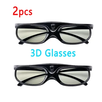2 шт. 3D Универсальные очки Для Xgimi Z3/Z4/Z6/H1 Nuts G1/P2 с активным затвором 96-144 Гц, Перезаряжаемые BenQ Acer и DLP LINK Проектор
