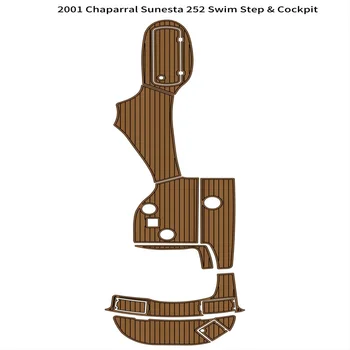 2001 Chaparral Sunesta 252 Платформа для плавания, лодочный настил из вспененного тика EVA, коврик для пола