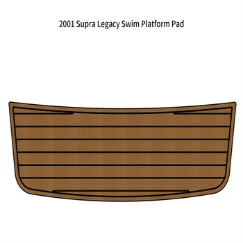 2001 Supra Legacy, коврик для плавания, лодка, EVA, искусственная пена, тиковая палуба, коврик для пола