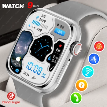 2023 Bluetooth Call Watch 9 Mini 41 мм Смарт-часы Мужские NFC Health Tracker IP68 Водонепроницаемые женские спортивные умные часы для Apple Watch