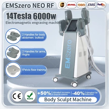 2023 EMSzero Neo 14Tesla 6000 Вт Hi-emt EMS Машина для Лепки Тела NOVA Миостимулятор, Формирующее Оборудование для Салона