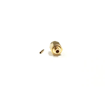 5 шт. SMA штекер RF коаксиальный разъем Припой для кабеля RG 405.086' Прямой позолоченный новый оптом