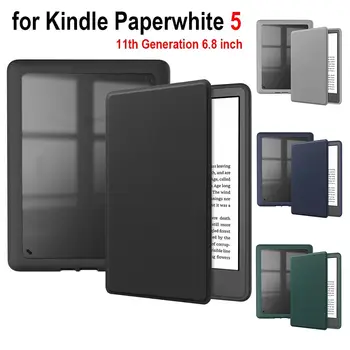 6,8-дюймовый смарт-чехол 11-го поколения с магнитной защитной оболочкой из ударопрочной искусственной кожи для Amazon Kindle Paperwhite 5