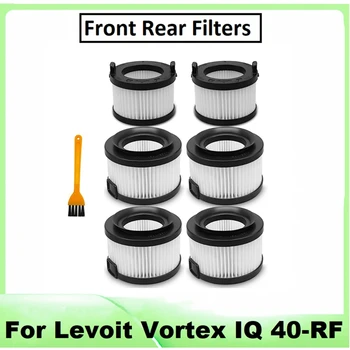 6 шт. HEPA-фильтр для Levoit Vortex IQ 40-RF Vacuum Clean, Передние Задние Фильтры, Моющиеся Аксессуары