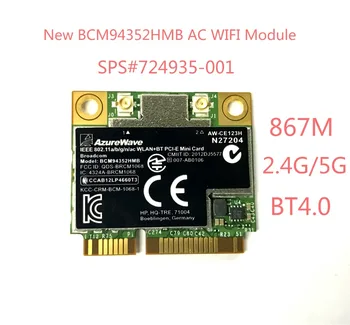 BCM4352 BCM94352HMB Половина мини PCIe PCI-express Беспроводная карта WIFI WLAN BT 4.0 802.11AC 867 МГц для 724935-001