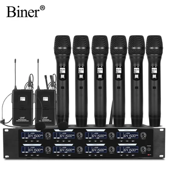 Biner DR998 Профессиональная Беспроводная микрофонная система Ручной Беспроводной Микрофон