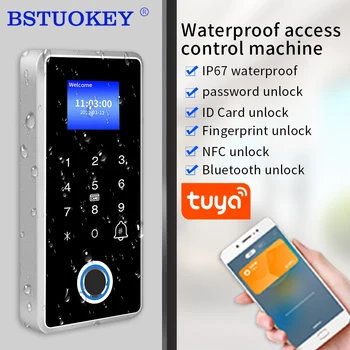 Bluetooth Контроль доступа Tuya, наружная водонепроницаемая система контроля доступа с RFID-картой 125 кГц, блокировка дистанционного управления, Контроль доступа