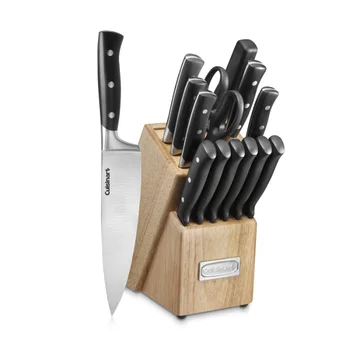 C77TR-15P Набор блоков с тройными заклепками из 15 предметов, набор кухонных ножей, набор кухонных ножниц, набор кухонных ножниц