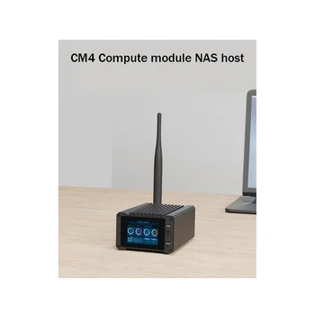 CM4-NAS-двухъярусный сетевой накопитель с 2-дюймовым ЖК-дисплеем SPI для вычислительного модуля CM4 (без CM4) -Штепсельная вилка EU