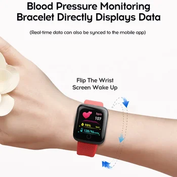 D13 Смарт-часы Для Мужчин, измеряющие кровяное давление, водонепроницаемые Смарт-часы для женщин, пульсометр, Фитнес-трекер, Спортивные часы для Android IOS