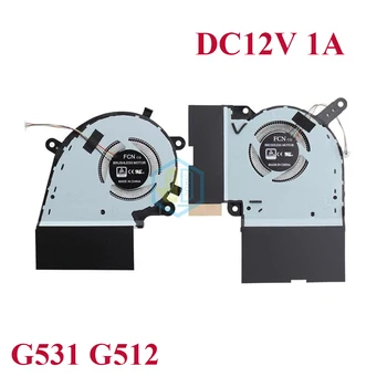 DC12V Процессор GPU Охлаждающие Вентиляторы Для Asus ROG GL531GW G532LV GL731GW G732LV Ноутбук ПК Кулер Радиатор 13nr01n0p08012 13NR01N0P09111