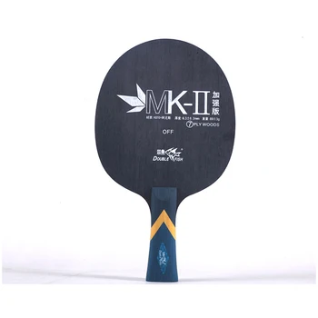 Double fish MK-II 7-слойные ракетки для настольного тенниса из углеродного волокна с лезвием, ракетка-лопатка, петля для быстрой атаки, профессиональный палер