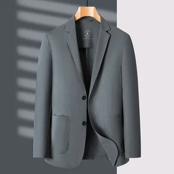 E1247-Мужской костюм Four Seasons, повседневное свободное пальто, деловой, повседневный