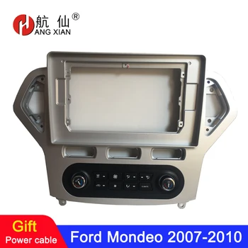 HANGXIAN 2Din Автомобильный Радиоприемник с фризовой рамкой для Ford Mondeo 2007-2010 на панели DVD-плеера Автомобиля, Комплект для Установки на Приборную панель, Рамка для отделки