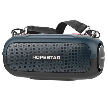 HOPESTAR H41 Беспроводной наружный водонепроницаемый сабвуфер Высокой мощности 40 Вт Портативный Bluetooth динамик TWS Стереодинамик с TF/FM-радио