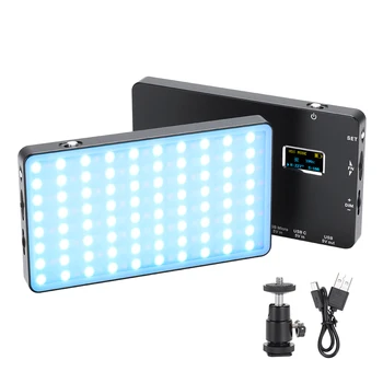 KingMa Mini полноцветный RGB светодиодный светильник для фотосъемки со встроенным аккумулятором для съемки