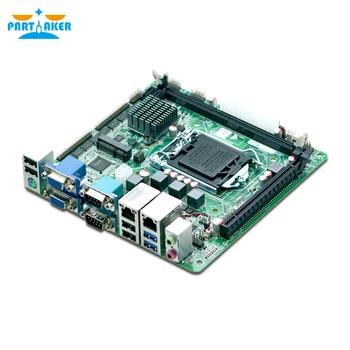 LGA1150 i3 i5 i7 H81 PCIE X16 2 DDR3 8 COM Промышленного класса с двумя VGA материнскими платами Mini ITX материнская плата ITX-P81E