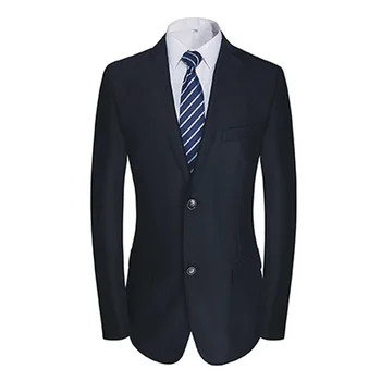 Lin2646-Деловая тонкая профессиональная официальная одежда Корейская версия серого повседневного костюма для мужчин