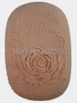love rose DIY 3D силиконовые формы для мыла, помадки, торта, шоколада, формы для украшения кухонного торта FM289