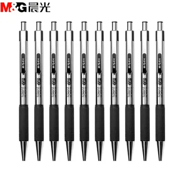 M & G канцелярские принадлежности Высококачественная Цельнометаллическая гелевая ручка 0,5 мм для подписи Подарочная коробка Гелевая ручка Черная GP0170