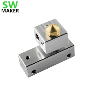 MK10 Экструдер Hotend/w Охлаждающий Блок Wanhao Duplicator Maker Select 3D Принтер