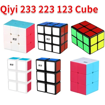 Qiyi 233 223 123 Magic Speed Cube Забавные Игрушки 223 Куб 332 Черный 233 Профессиональная Магия Cubo Детский Развивающий Пазл