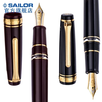 SAILOR PG pro gear 11-3926, Двойная емкость, большой поршень, 21 К, золотое перо, двухцветная ручка, черный, красный, классический