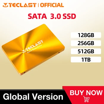 Teclast SSD 1 ТБ 512 ГБ 256 ГБ 128 ГБ жесткий диск SATA 3,0 для ПК SSD 1 ТБ 512 ГБ 256 ГБ 128 ГБ твердотельный накопитель