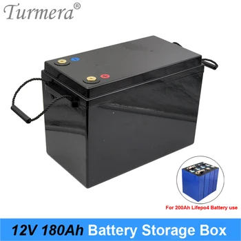 Turmera 12V 180A Аккумуляторная Коробка для хранения с ЖК-дисплеем для 4 шт 280Ah 310Ah 320Ah 3,2 V Lifepo4 Аккумулятор Солнечной энергетической Системы