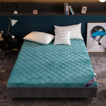 UVR Студенческое общежитие, Зимние Удобные Подушки, нескользящие Матрасы Для кровати, Супер мягкие татами, Одноместная Двуспальная кровать