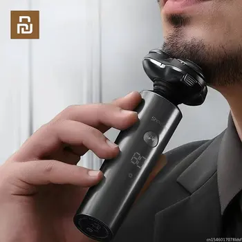 Youpin Showsee Электробритва для мужчин F305 Парикмахерская бритва Триммер для бороды Портативный перезаряжаемый моющийся станок для бритья Водонепроницаемый