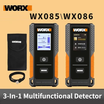Youpin Worx 3в1 Многофункциональный Настенный Детектор Металла, Дерева и переменного тока Для Поиска проводов Цифровой Дисплей USB Детектор WX085 \ WX086