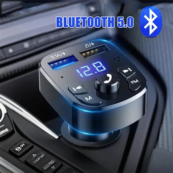 Автомобильный FM-передатчик громкой связи Bluetooth 5,0 для Toyota Corolla Yaris C-hr Hilux E150 Land 200 Camry 55 Rav4