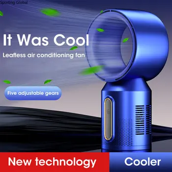 Башенный Вентилятор USB Перезаряжаемый Безлопастный Вентилятор С Регулировкой Скорости 5 Настольный Летний Охлаждающий Настольный Вентилятор Для Ребенка Тихий Вентилятор Охладитель Кондиционера