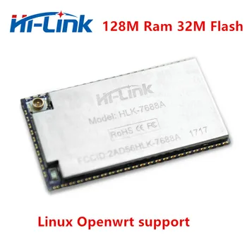 Бесплатная Доставка 5 шт. Модуль HLK-7688A MT7688AN Чип Поддерживает Интеллектуальные устройства Linux/OpenWRT и приложения облачных сервисов MT7688A