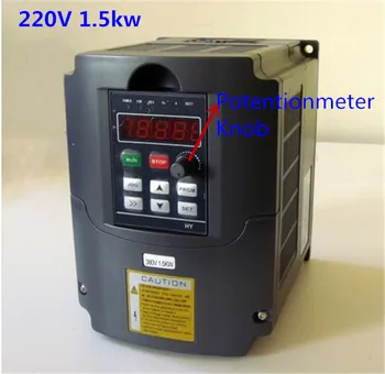 Бесплатная Доставка Частотнорегулируемый привод VFD инвертор 1.5KW 2HP 220V 7A 1.5kw инвертор