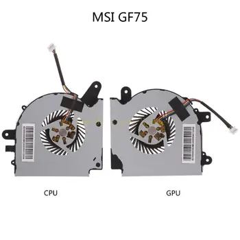 Вентиляторы охлаждения графического процессора ноутбука D0UA 4Pin 5V GPU для MSI GF75 Thin 9SC-027 GF75