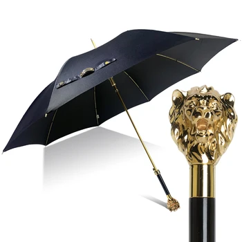 Ветрозащитный зонт, Роскошная УФ-защита, Автоматическая подставка для зонта с сильным оттенком, Большие солнцезащитные козырьки Guarda Chuvas, Деловой дизайнер