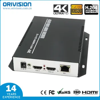 Видеокодер ORIVISION 4K HDMI H.264/MPEG4 Streaming Encoder с поддержкой HDMI Loop-out HTTP RTMP RTSP FLS FLV ONVIF Multicast