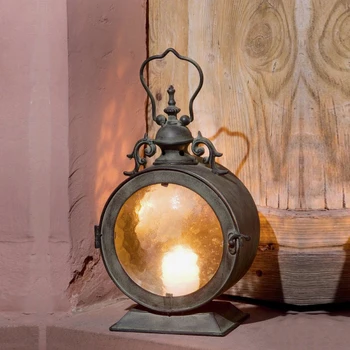 Винтажный металлический + Стеклянный Европейский Настенный Подсвечник Свадебный подсвечник Подвесной фонарь Домашняя Свадебная декоративная свеча