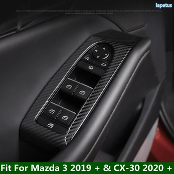Внутренняя Дверь, Кнопки Стеклоподъемника, Крышка Переключателя, Отделка Панели, Аксессуары для Украшения, RHD, Подходят Для Mazda 3 2019 + и CX-30 2020 - 2022