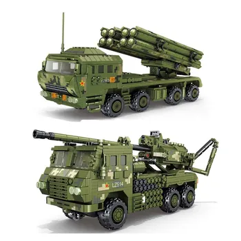 Военная модель танка WW2 Кирпичи Солдаты Оружие Армейские Строительные блоки Развивающие игрушки для детского подарка