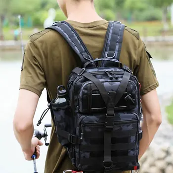 Военный тактический рюкзак, многофункциональные мужские треккинговые спортивные рюкзаки для путешествий, походные сумки для рыбалки на открытом воздухе X177G